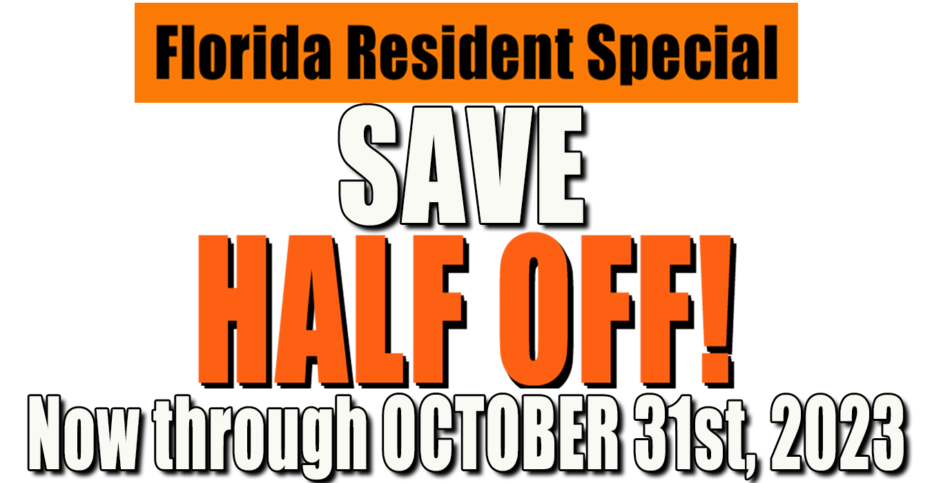 Florida residents save half off in October