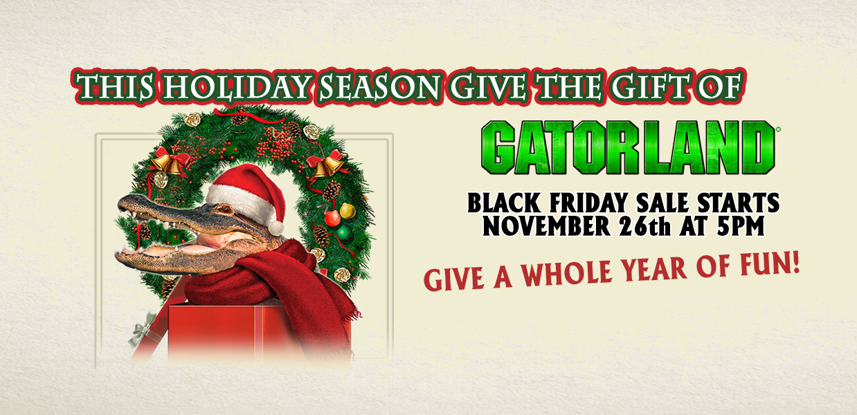 Black Friday Deal at Gatorland