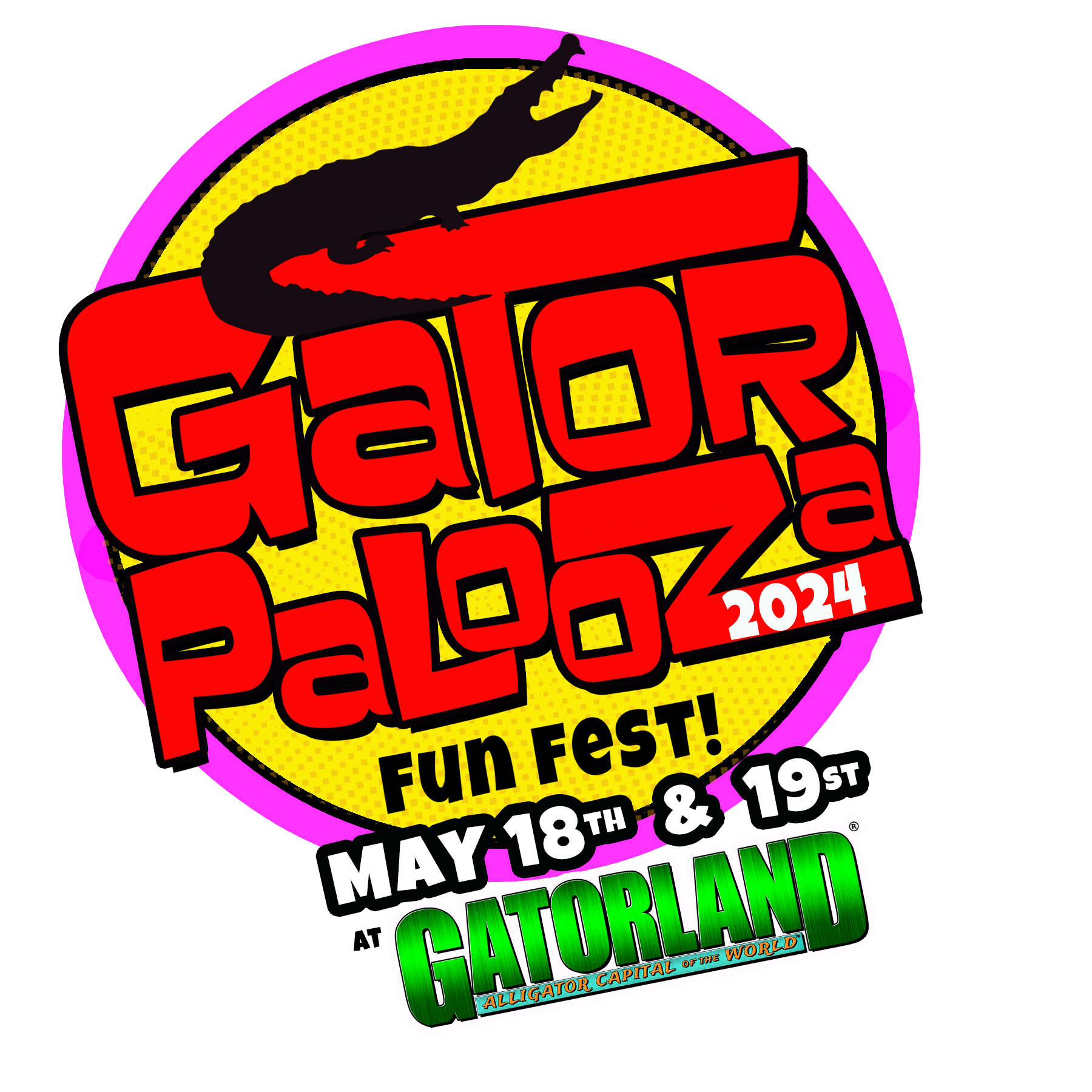 Gatorpalooza at Gatorland May 18th and 19th 2024