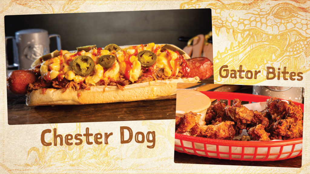 Chester Dog & Gator Bites