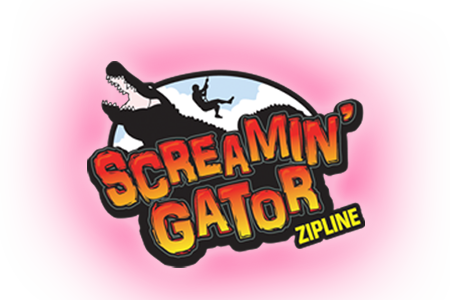 SCREAMIN GATOR ZIPLINE LOGO