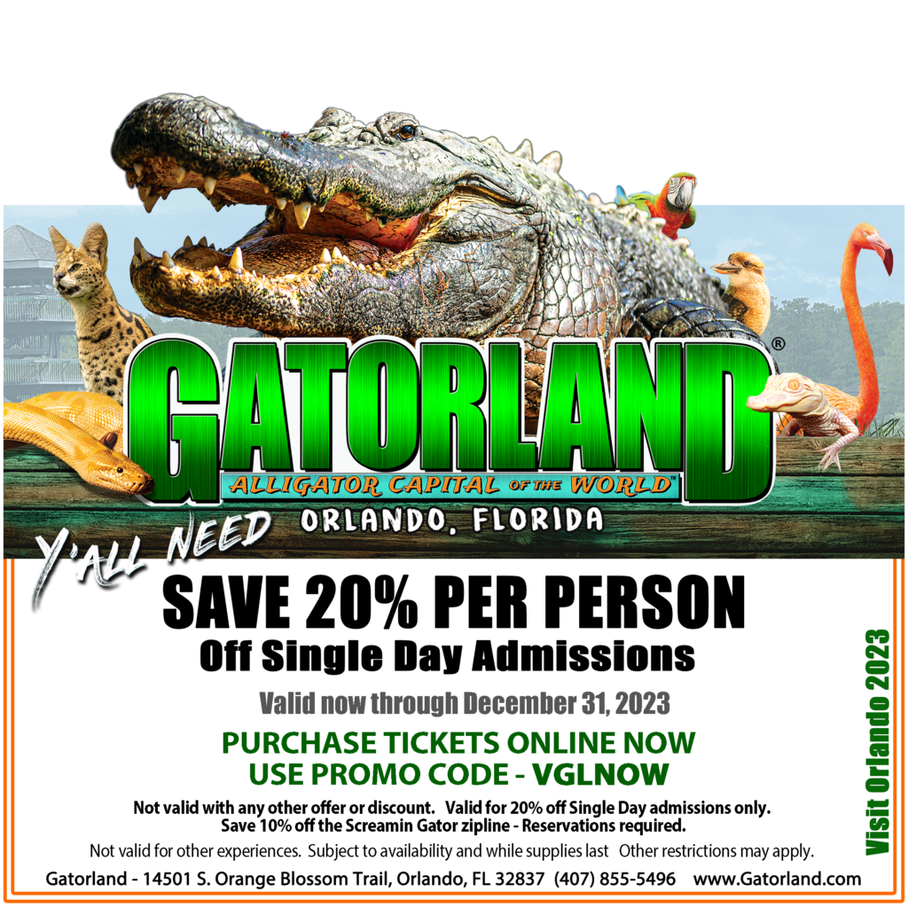 Visit Orlando 20% Off